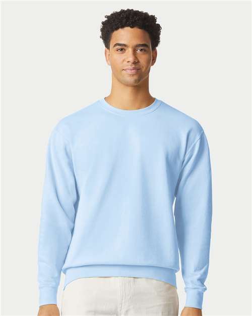 Unisex Garment-Dyed Lightweight Fleece Crewneck Sweatshirt