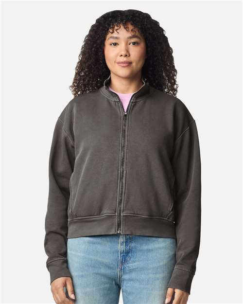 Women's Garment-Dyed Full-Zip Jacket